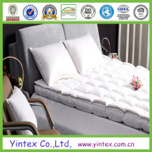 Double Layer Goose Down/ Feather Mattress Toppers